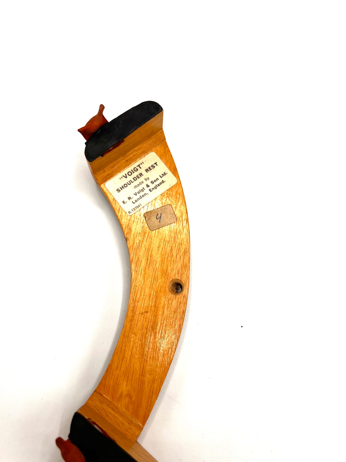 Voigt Shoulder Rest - Soporte de Hombro de Madera Vintage
