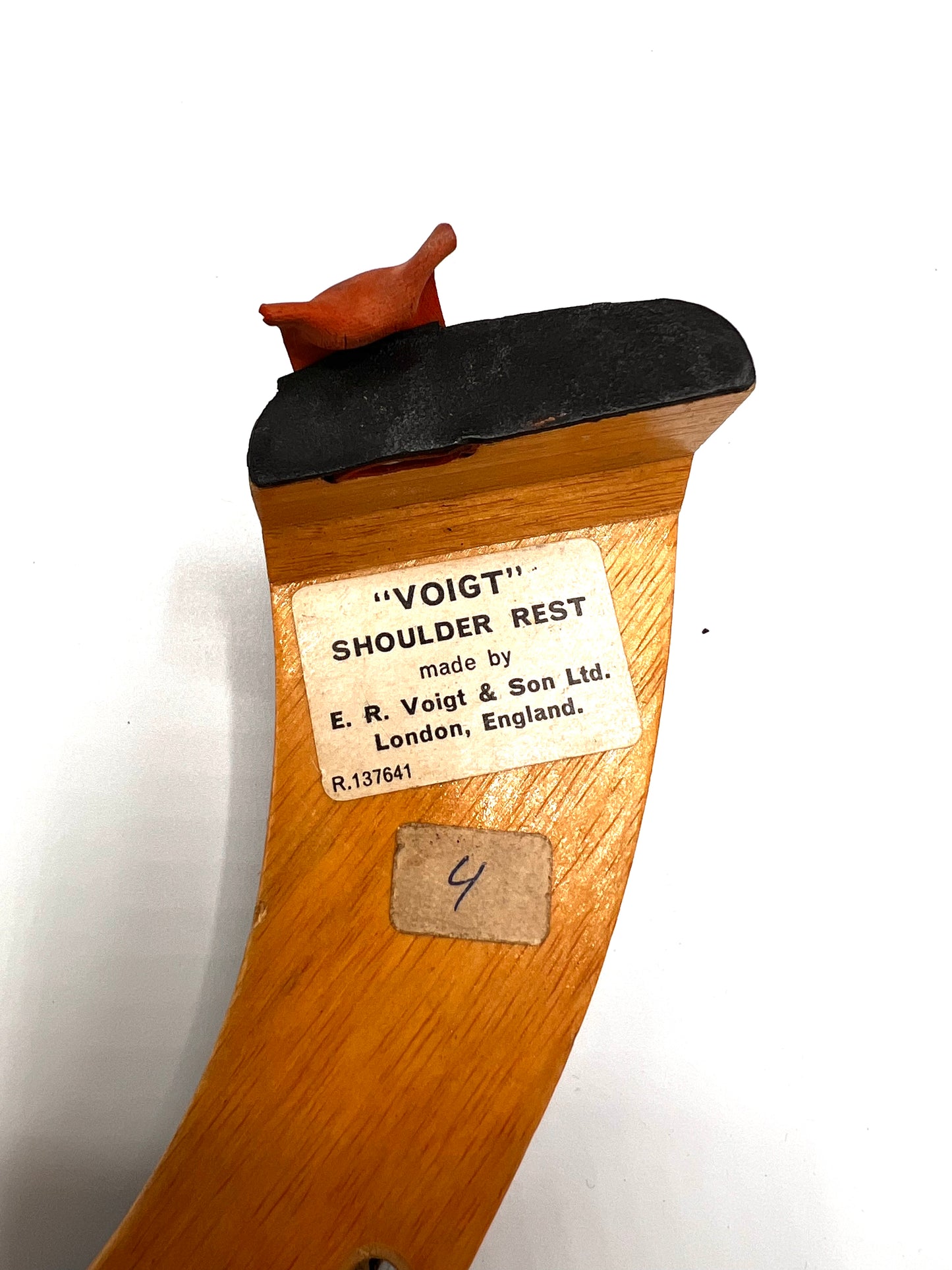Voigt Shoulder Rest - Soporte de Hombro de Madera Vintage