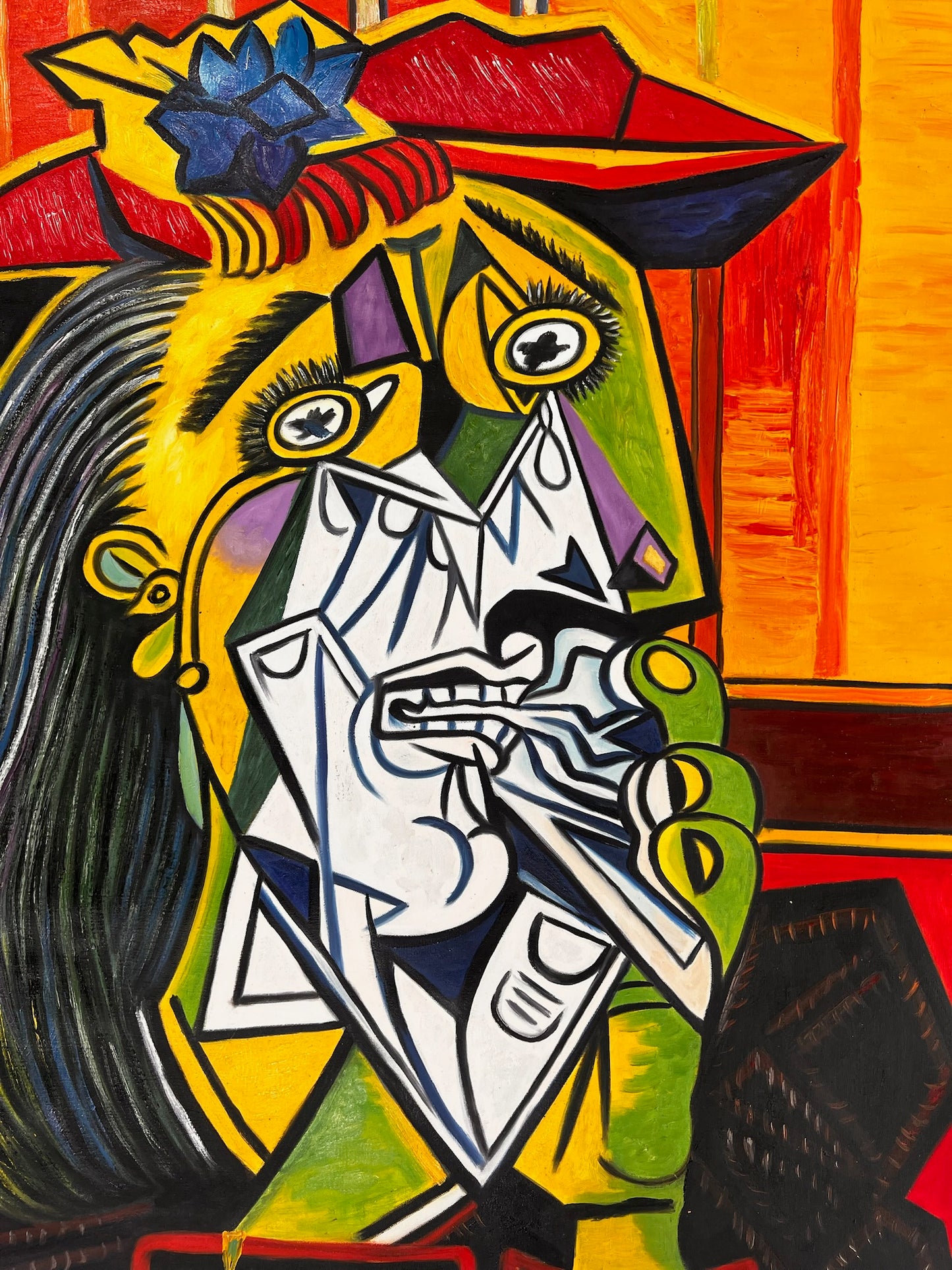 Picasso - La mujer que llora - (64 × 80 cm)