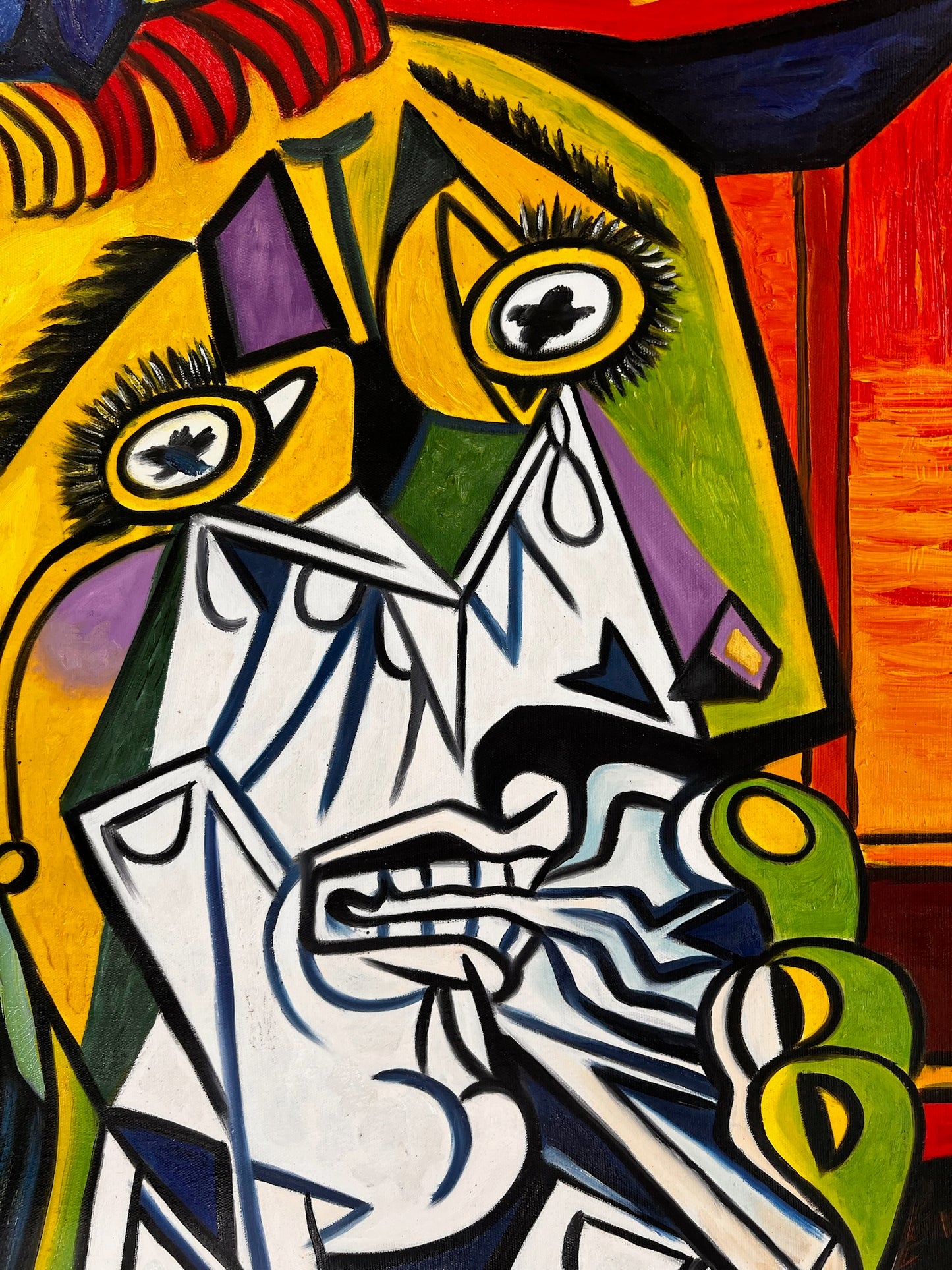 Picasso - La mujer que llora - (64 × 80 cm)