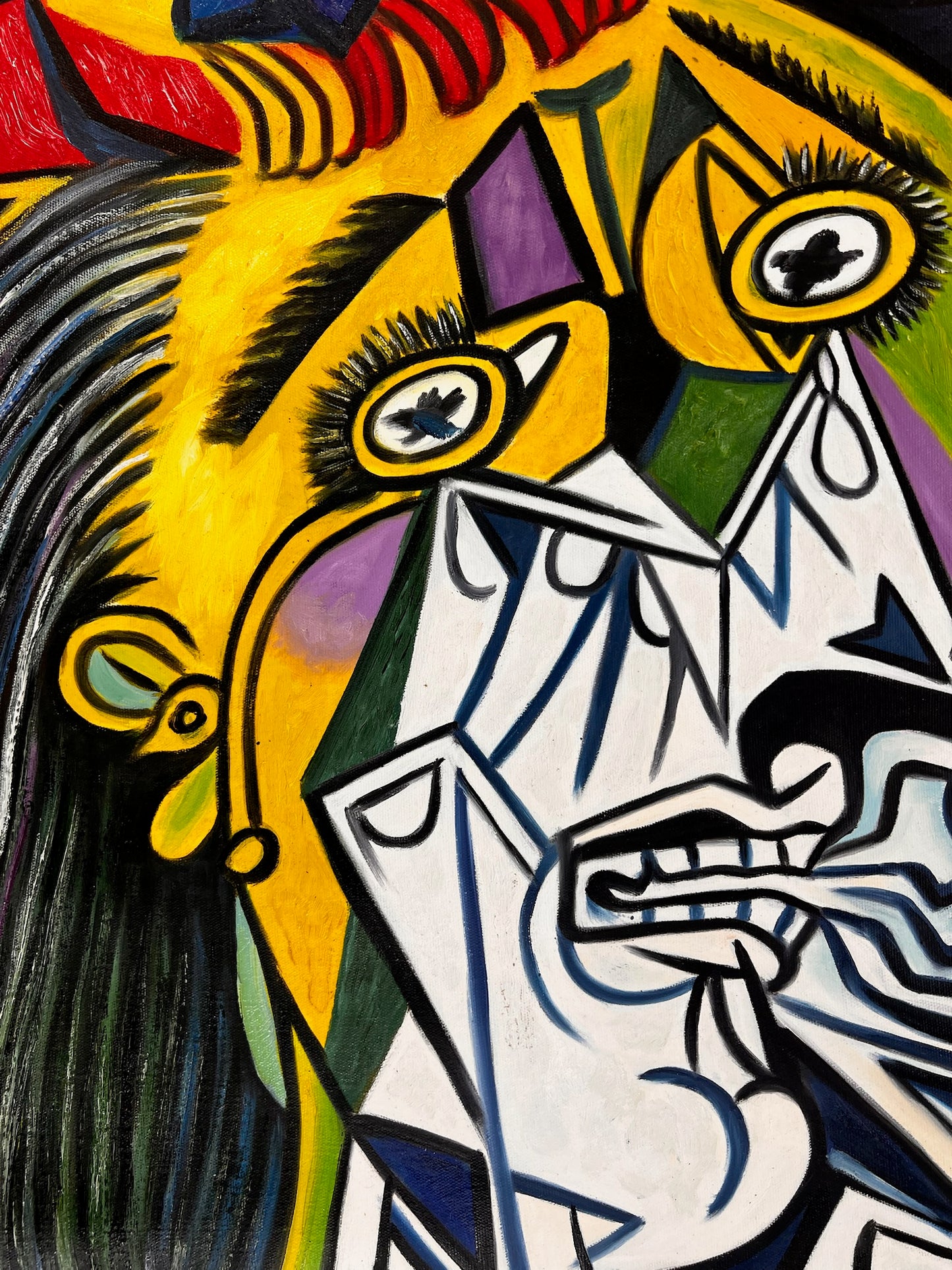Picasso - La mujer que llora - (64 × 80 cm)