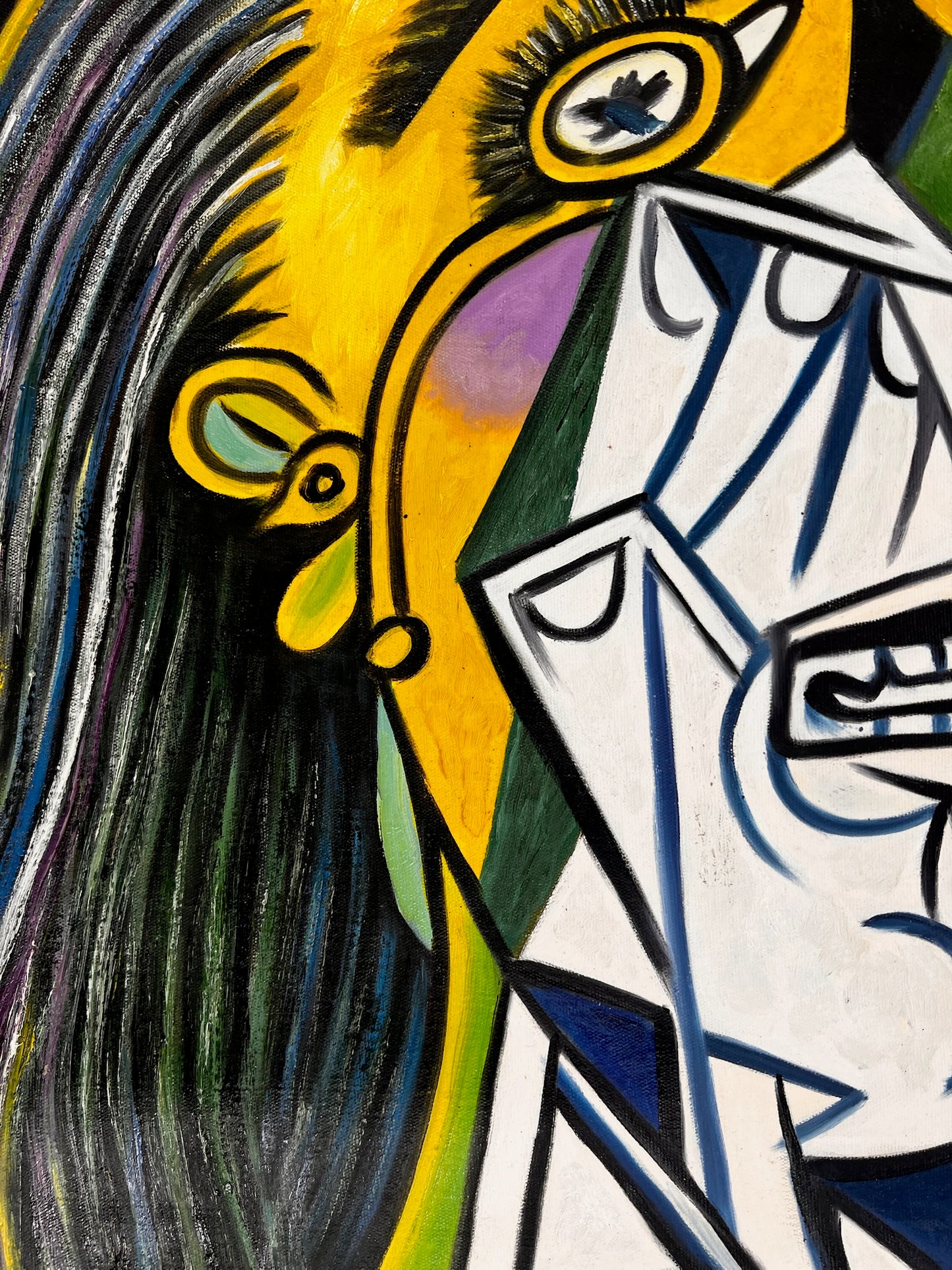 Picasso - La mujer que llora - (64 × 80 cm)