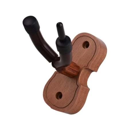 Soporte de pared de madera para violín/viola