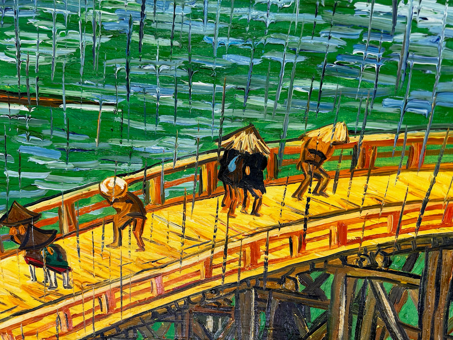 El Puente en la Lluvia, Utagawa Hiroshige (1797–1858)