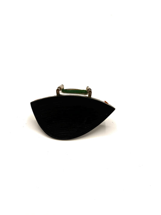 Soporte para mentón para violín - Negro vintage