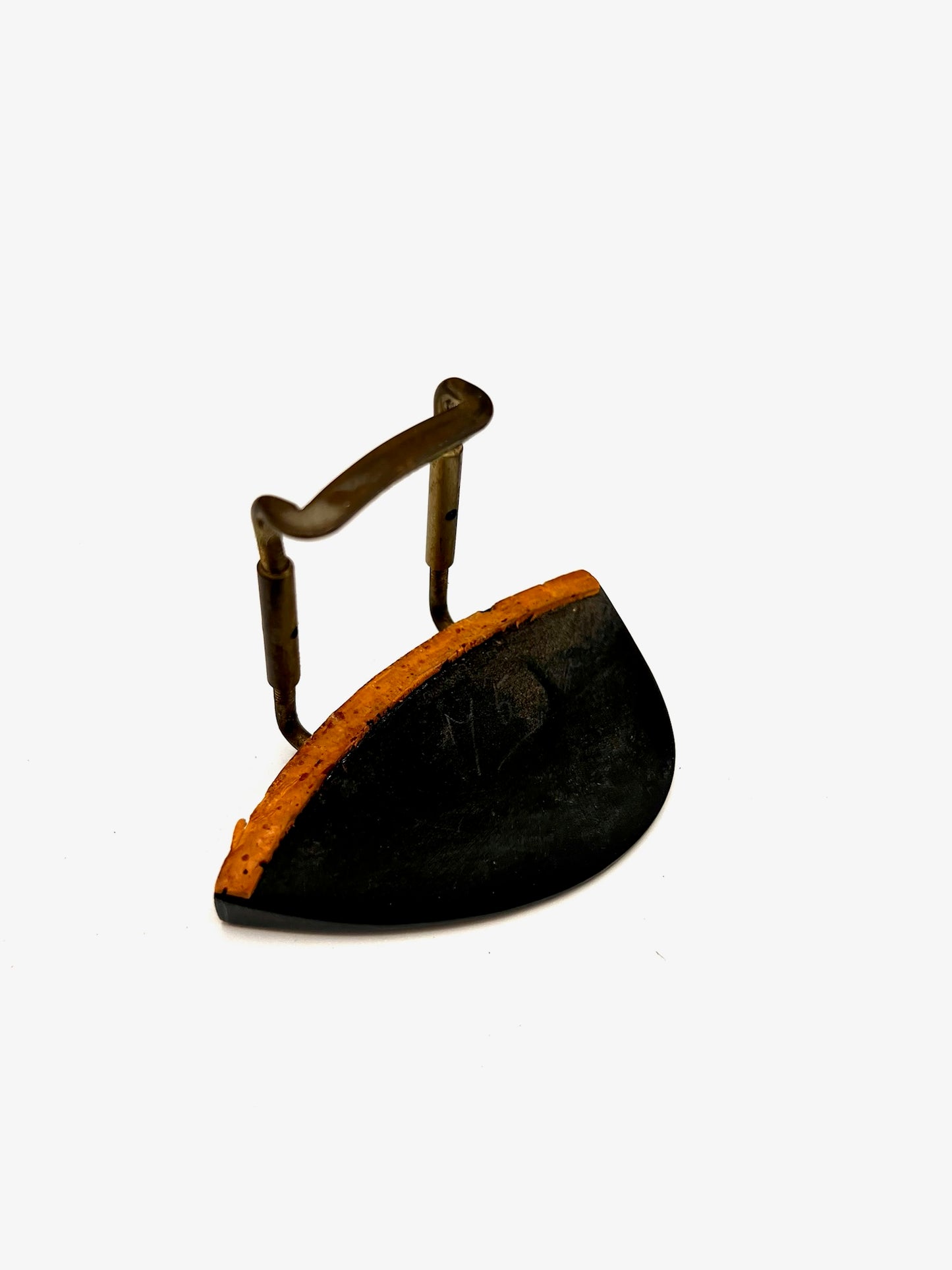 Soporte para mentón para violín - Negro vintage