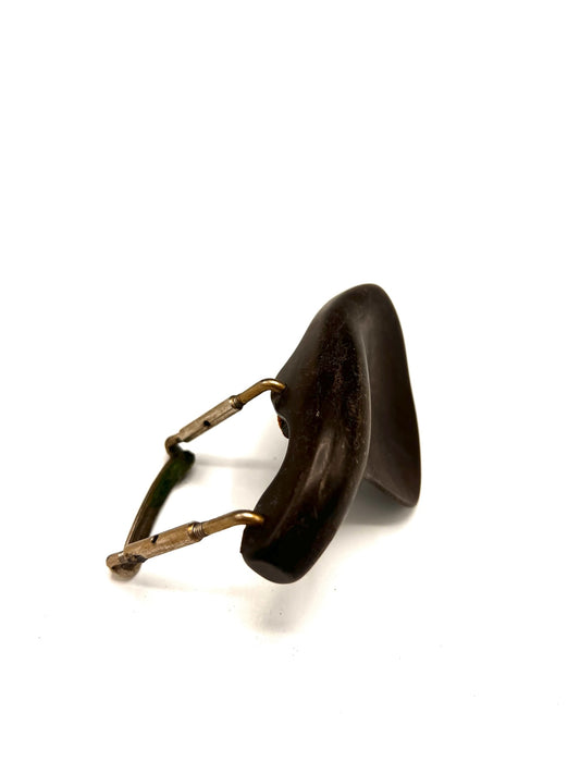 Soporte para mentón para violín - Negro vintage