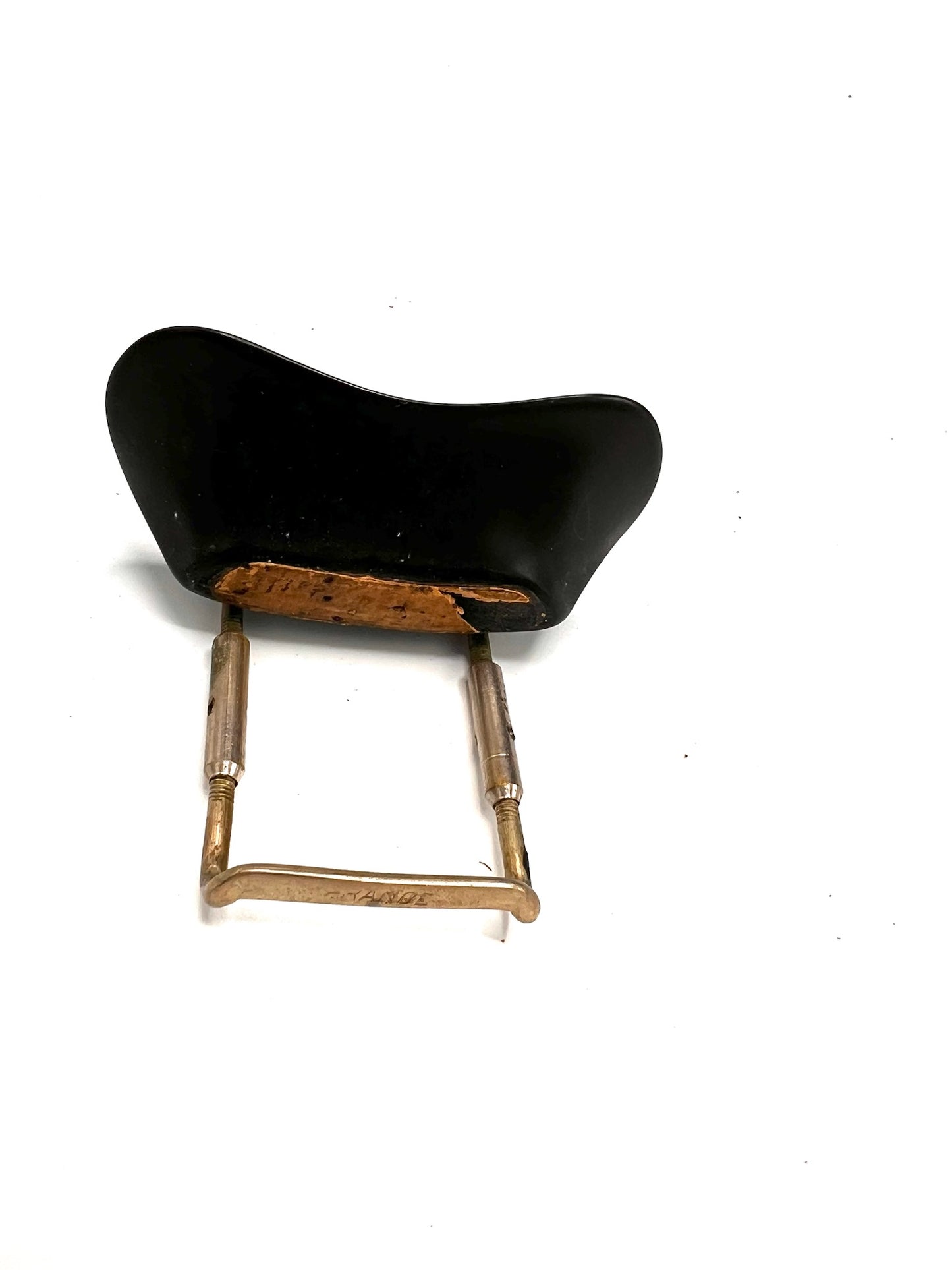 Soporte para mentón para violín - Negro vintage