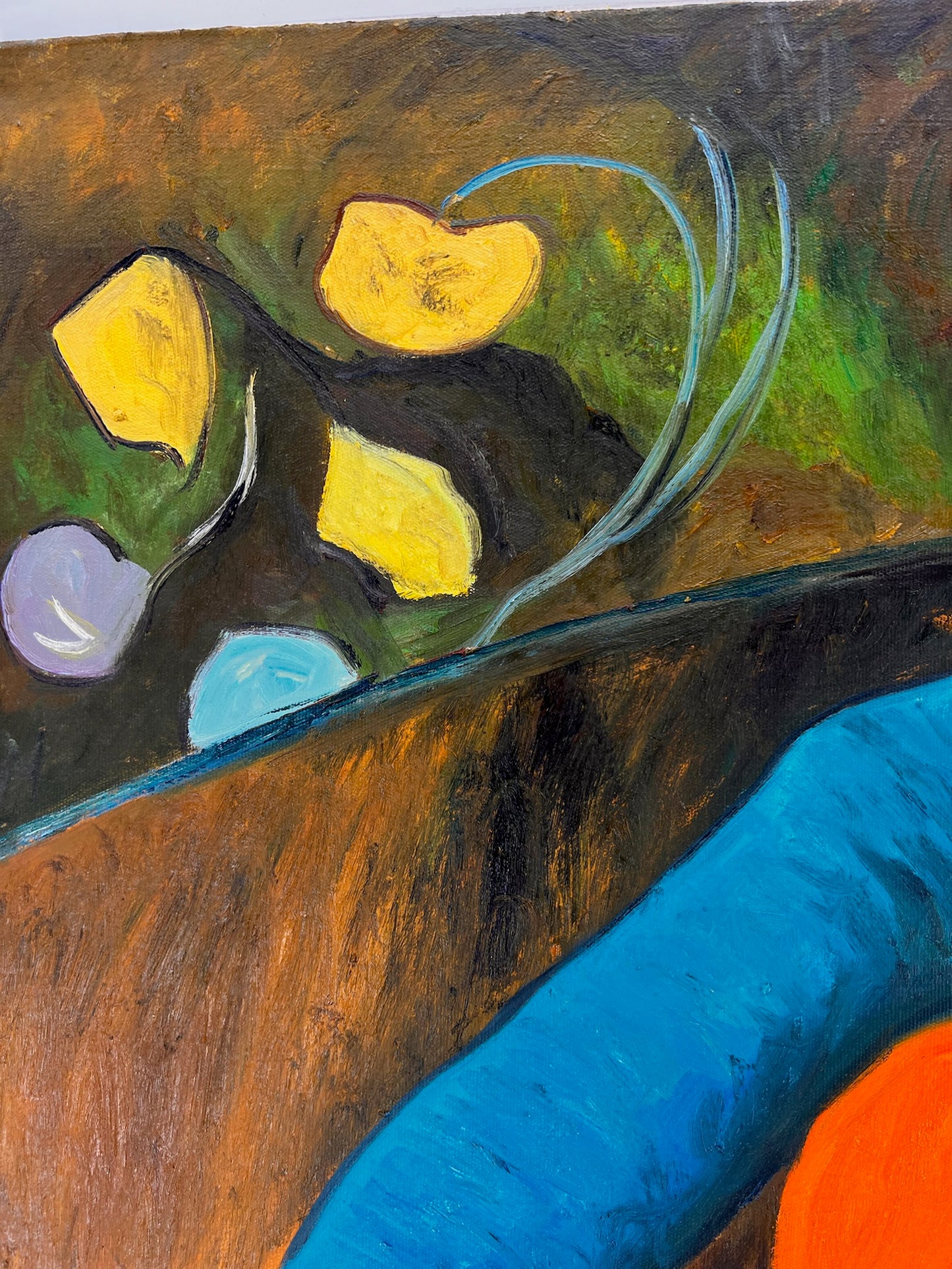 Retrato de un Violonchelista – Pintura al Óleo Postimpresionista Pintada a Mano sobre Lienzo (60 × 80 cm)